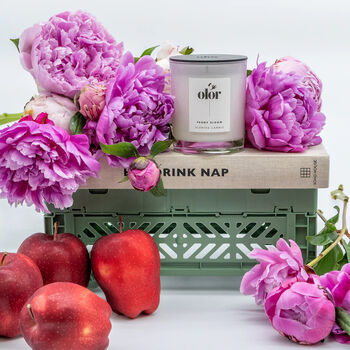 Peony Bloom Luxury Scented Candle, 7 of 7