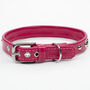 Skull And Crossbones Leather Dog Collar, thumbnail 5 of 7