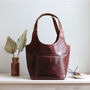Leather Shoulder Bag With Slip Pocket, thumbnail 1 of 6