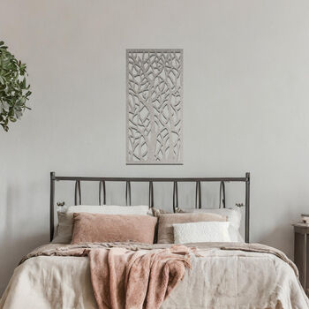 Contemporary Metal Forest Design Wall Sculpture For Indoor Or Outdoor Walls, 6 of 11