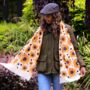 Sunflower Print Scarf In Personalised Gift Box, thumbnail 1 of 7