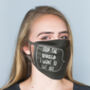Unisex Speech Bubble Face Mask, thumbnail 2 of 7
