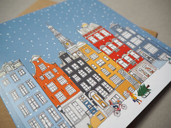 Amsterdam Christmas Cards Set Of Five, 3 of 4
