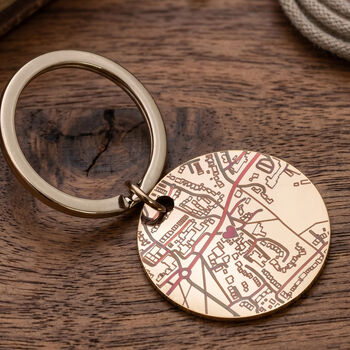 Custom Street Map Keyring, 11 of 12