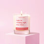 Funny Wedding Night Sexy Times Wedding Candle Gift, thumbnail 1 of 2