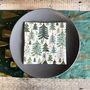 Christmas Tree Themed Paper Party Napkins 20 Pack, thumbnail 1 of 4