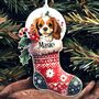 Personalised Cavalier King Charles Stocking Bauble, thumbnail 2 of 2