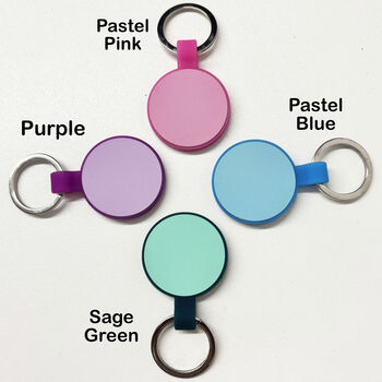 Pastel Silicone Silent Dog Name Tag Personalised, 2 of 10