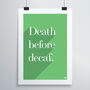 Death Before Decaf Print, thumbnail 2 of 12