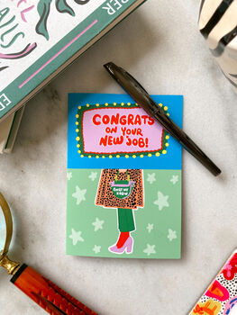 Congrats On Your New Job Celebration Card, 2 of 9