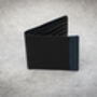 Men's Black Leather Wallet Bifold Rfid Safe, thumbnail 8 of 10