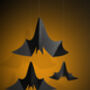 Three Paper Bat Hanging Decorations, thumbnail 7 of 8