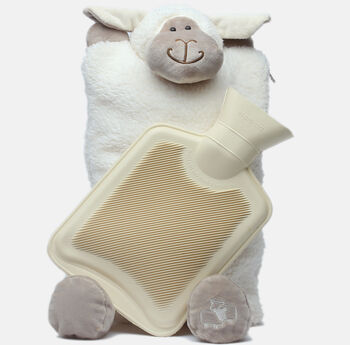 Sheep, Personalised Hot Water Bottle, Gift Boxed, 2 of 4