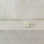 Aster Flower Ring In Solid Silver And 18ct Gold, thumbnail 4 of 6