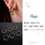 Black Onyx Hoop Earrings And Necklace, thumbnail 8 of 11