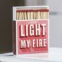 Luxury Personalised 'Light My Fire' Boxed Matches, thumbnail 3 of 4