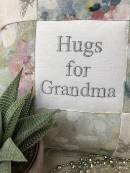 Hugs For Grandma Cushion Bees And Flowers, 2 of 5