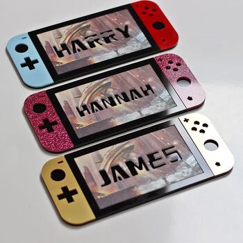 Personalised Gaming Console Bedroom Door Sign, 3 of 10