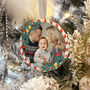 Any Photo Candy Cane Frame Acrylic Christmas Decoration, thumbnail 1 of 3