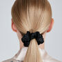 Silk Scrunchie Black, thumbnail 2 of 8