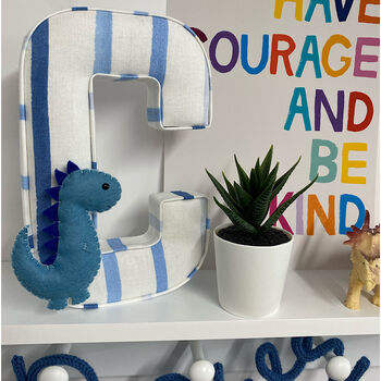 Patterned Fabric Dinosaur Letter, 3 of 7