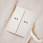 Minimal, Modern Gatefold Wedding Invitations, thumbnail 2 of 5