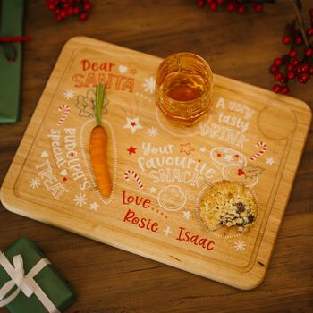 Personalised Christmas Eve Santa Treat Board, 5 of 10