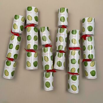Festive Sprout Christmas Crackers, 2 of 3