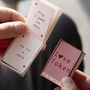 Our Love Coupon Matchbox Gift, thumbnail 6 of 6