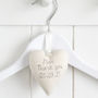 Personalised Hanging Heart Bridesmaid Gift, thumbnail 7 of 12