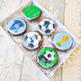 Personalised Football Cookie Gift Box, thumbnail 7 of 10