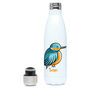 Personalised Cute Kingfisher Insulated Drink Bottle, thumbnail 1 of 6