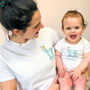 Personalised Mini Me Welly Boot T Shirt Set, thumbnail 1 of 7