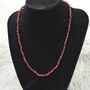 Red Garnet Beaded Necklace, thumbnail 7 of 8