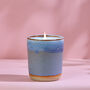 Handmade Rose Ceramic Soy Candle, thumbnail 2 of 5