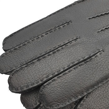 Hamdon. Men's Deerskin Cashmere Lined Gloves, 10 of 11