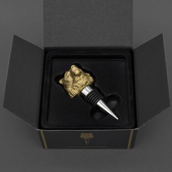 Gold Bottle Bear Stopper, 3 of 3