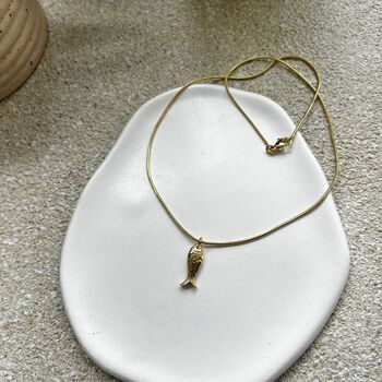 Lucky Fish Pendent Necklace, 3 of 4