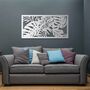 Contemporary Wooden Monstera Leaf Wall Sculpture Gift For Home Or Office, thumbnail 4 of 9