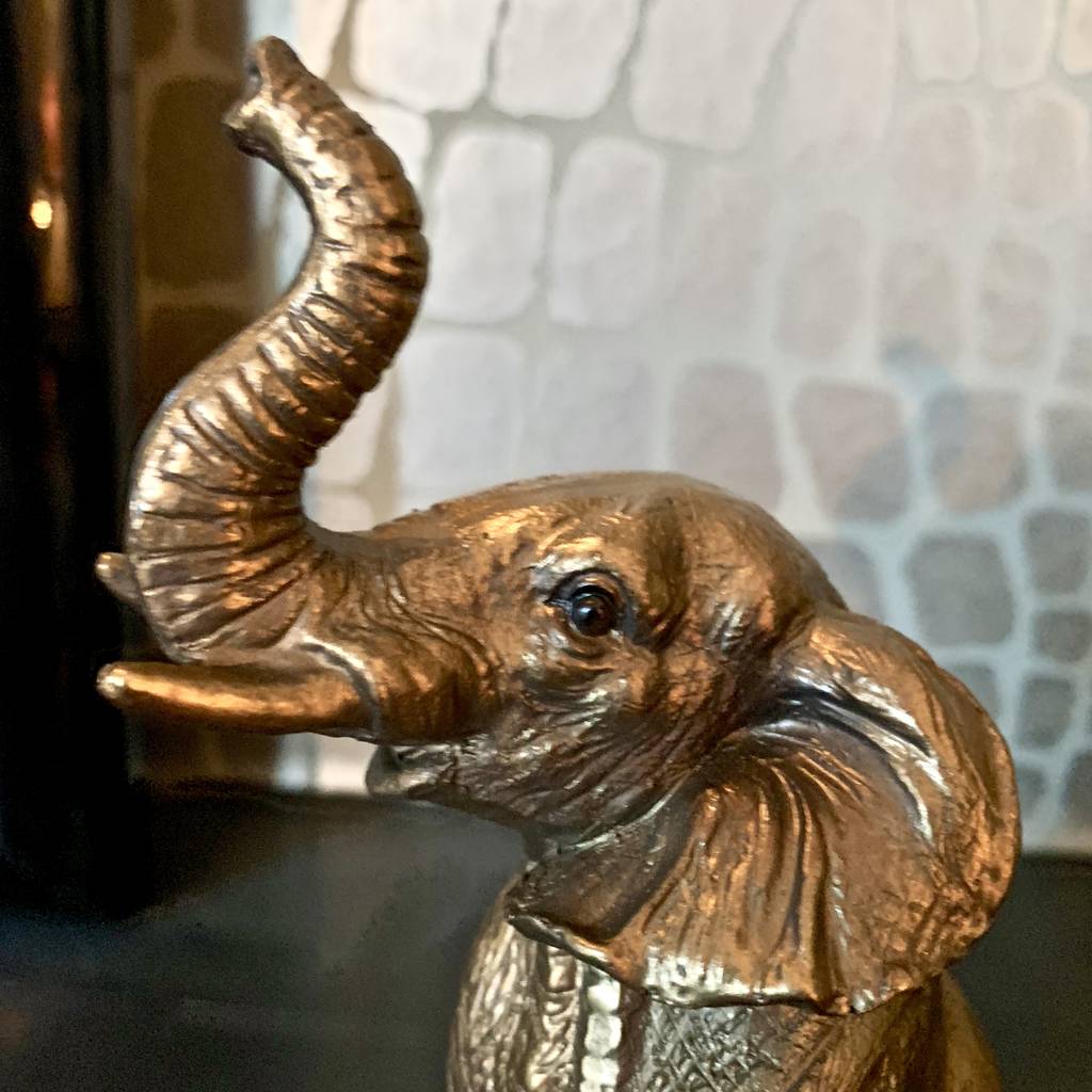 resin elephant head