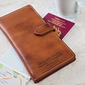 Personalised Leather Travel Wallet, 7 of 11