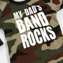 My Dads Band Rocks Cool Babygrow, thumbnail 4 of 6