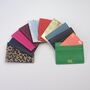 Personalised Monogrammed Leather Credit Card Holder Wallet, thumbnail 3 of 8