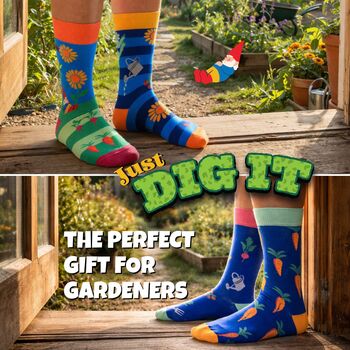 United Oddsocks Just Dig It Men's Gift Box Set, 4 of 8