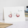 Bicycle Built For Two Anniversary Valentines Card, thumbnail 1 of 2