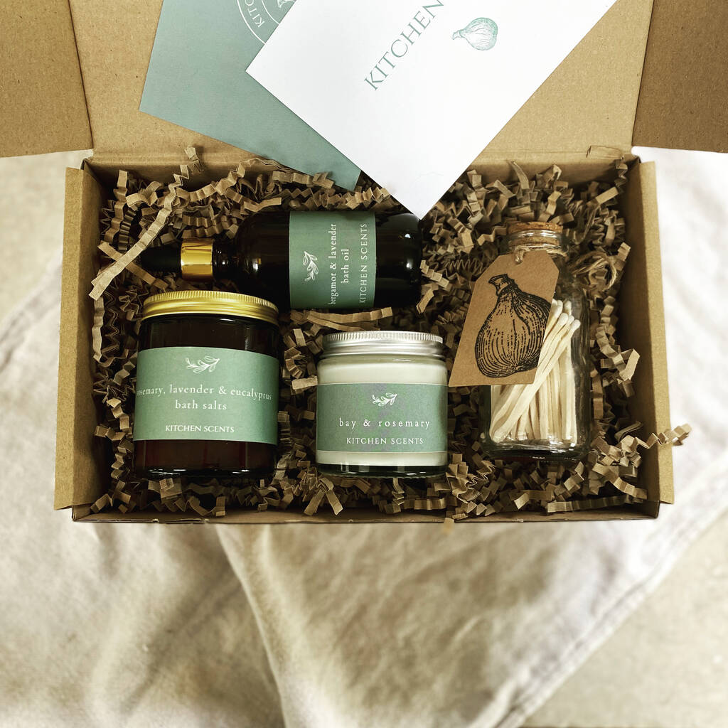 Luxury Bath Time Gift Box By Kitchen Scents