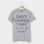 Dad's Camping T Shirt, thumbnail 2 of 3