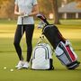 All Weather Golf Themed Backpack, thumbnail 8 of 12