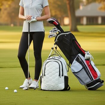 All Weather Golf Themed Backpack, 8 of 12