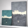 York Skyline Print And Box Canvas, thumbnail 3 of 6